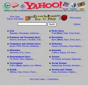 Yahoo! Search - circa 1995