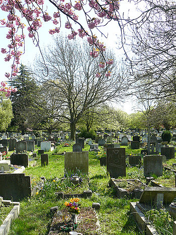 English: Graveyard in Barnes