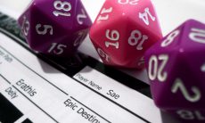 Gamification role playing games multi-sided dice die