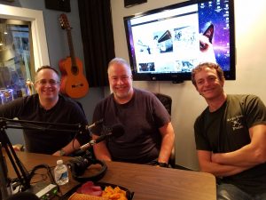 ERNESTO GLUECKSMANN, CHRIS ABRAHAM, and MICKEY PANAYIOTAKIS from THROUGH THE NOISE podcast