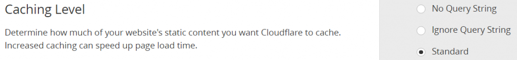Caching Level Standard