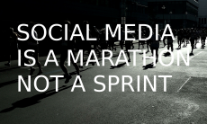 social media marketing is a marathon not a sprint